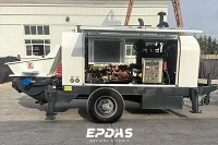Pompa Beton Trailer di Brasil
